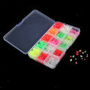 1 Box Multi Color Oval Glow Rig Beads Sea Fishing Lure Floating Tackles