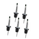 5 x Liquor Spirit Pourer Flow Wine Bottle Pour Spout Stopper Stainless