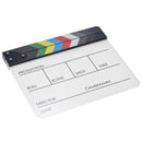 Clapperboard Clapper Board Movie Slate Colorful Clapboard Clapper Board Cut Prop