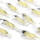20PCS Soft Shrimp Fishing Lure Baits for Bream Bass Flathead Whiting Snappe