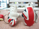 Simulation Boxing Gloves Keychain Pendant Sporting Gloves Keyring Gift Toys 3C