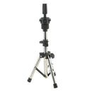 Wig Making 24" Canvas Block Head Training Head w/ Adjustable Display Tripod