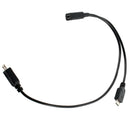 Micro USB 2.0 Y Splitter 1 Female To 2 Male Data Charge