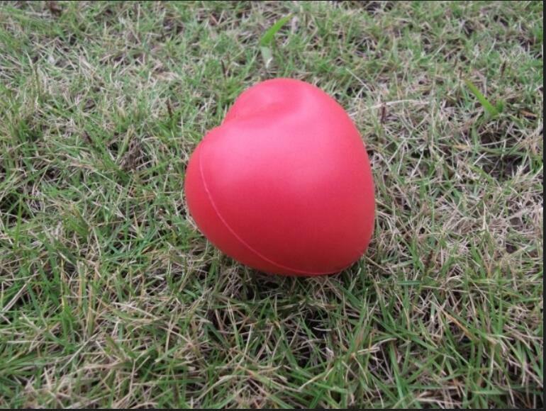 Love Heart Shaped Anti-Stress Reliever Ball Stressball Relief Arthritis Cy