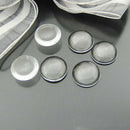 10pcs /lot 20mm Round Flat Back Clear Glass Cabochon Time Gem Patch Z1F6