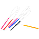 1Pc hair extension micro ring bead pulling needle loop feather threader tool  Z