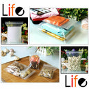 100X Plastic Zip Lock Bags 4MIL Clear Plastic Bag Reclosable Small U4I7 Bag B9C4