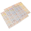 4 Sheets Empty Essential Oil Perfume Bottle Roller Labels Stickers Oval Roun Bj