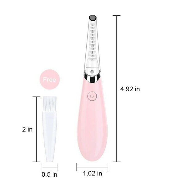 Heated Eyelash Curler Electric Eyelash Curler Electronic Eye Lashes Curling F2W7