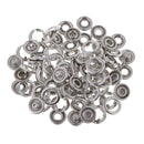 20 Sets Open Ring Prong Snaps Fasteners Cloth Buttons Baby Dummy Clip 12.5mm