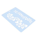 Grape Vine Lace Ruler Template DIY Photo Album Hollow Stencils Drawing Tool
