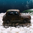 Fish Tank Landscaping Aquarium Ornaments Retro Imitation Old Car Moss Decoration