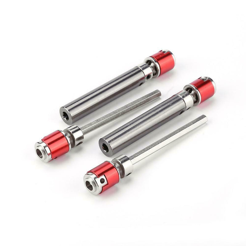 2pcs Metal Drive Shaft Drive Axle for 1/10 RC Rock Crawler Car Axial SCX10