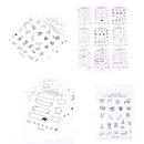 8sheets/set Decors Stickers For Polaroids Photo Scrapbook Diarybook NotebookLJ
