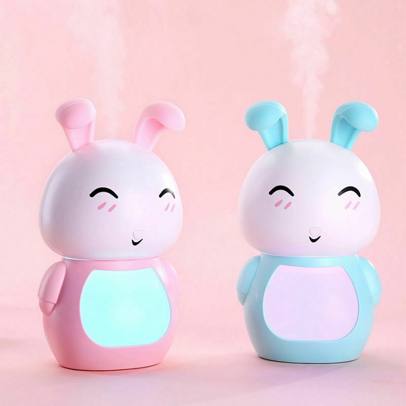 200Ml Usb Aroma Essential Oil Diffuser Ultrasonic Cool Mist Rabbit Humidifi T2E1