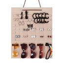 Glasses Sunglasses Jewelry Organizer Storage Hanging Bag Multifunction Wall