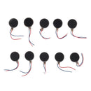 10x Coin Flat Vibrating Micro Motor DC 3V Fit For Pager and Cell Phone Mobile M!