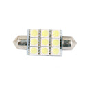 Car 9SMD LED 5050 39mm Interior Dome Festoon Bulb Light Lamp White DC 12V