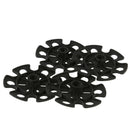 4pcs Replacement Rubber Snowflake Snow Basket for Walking Stick Hiking Poles