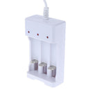 Universal 3 Slot AA/AAA Rechargeable Battery Charger Adapter USB Pl  Nw