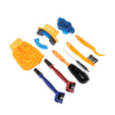 9Pcs/set Bike Chain Cleaner Scrubber Brushes Bike Wash Tool Set Cleaning Kit Hn
