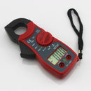 Electric LCD Clamp Multimeter Volt Current Resistance Ohm Tester Checker Red