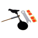 Funny Stainless Steel Hunting Shooting Target with Double Spinners Length 14cm