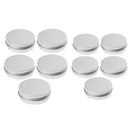 10pcs 5/15ml Empty Aluminium Cosmetic Pot Jar Tin Container Box w/Screw Lids