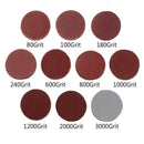 2 inch 100PCS Sanding Discs Pad Kit for Drill Grinder Rotary Tools with Bac