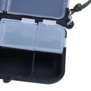 Portable 9 Compartments Fishing Lures Box Spoon Hooks Baits Tackle Hook Cas