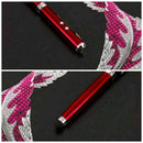 4 In 1 Pointer LED Torch Screen Stylus Ball Pen For Phone S2I8 C1W8 F9J2