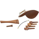 4/4 Violin Chin Rest Chinrest Jujube Wood with Tuning Peg Tailpiece Tailgut A9X4
