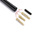 4.7inches Universal Car Antenna Carbon Fiber Radio FM Antena Black Kit And OZ