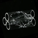 Mini Crystal Shrimp Tube Set for Aquarium Decor Fish Tubes Cave Ornament 3 Tubes