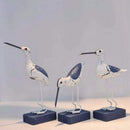 Seagull Pattern Mediterranean Marble Wood Marble Decoration