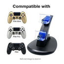 For Sony PlayStation PS4 Controller Charger Dock Station Dual USB Fast Charging