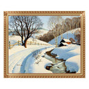 5D DIY Four Season Scenery Full Drill Diamond Painting Embroidery Craft(D)