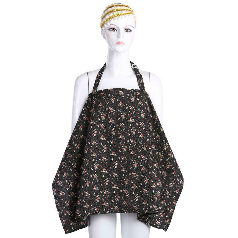 Baby  Mum Breastfeeding Nursing Poncho Cover Up Cotton Blanket Shawl