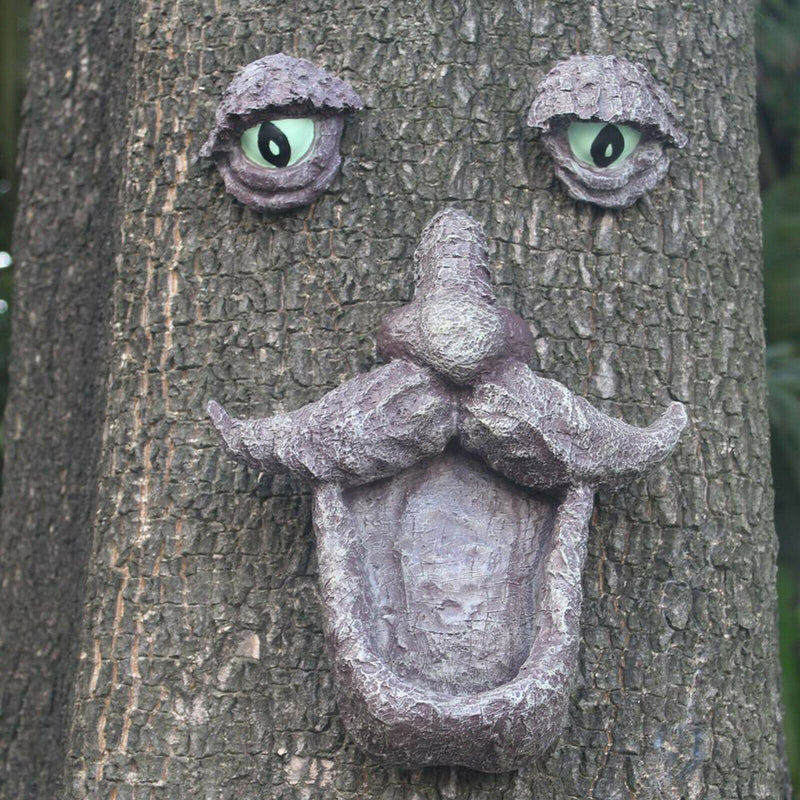 Old Man Tree Face,Wild Bird Feeder,Bird Feeder,Garden Whimsical Creative Outdoor