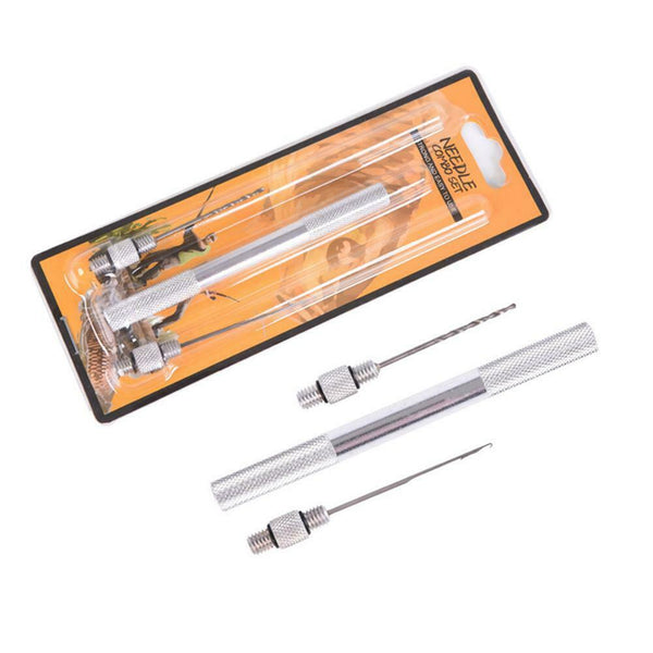 3 in 1 Combo Set Carp Fishing Rigging Bait Needle Tool Fish Drill Tackle #gib
