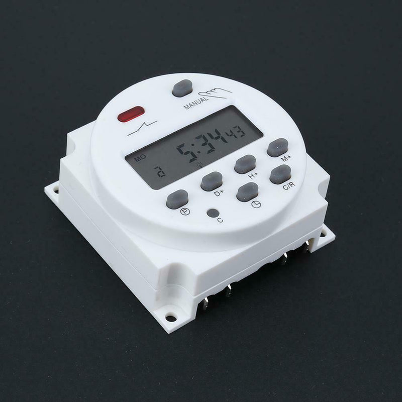 Digital LCD Display Power Timer Weekly Programmable Time Relay Switch(220V) A