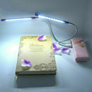 For Laptop PC Mini 10 LED USB Light Flexible Metal Book LED Reading_Li Lamp T1P8