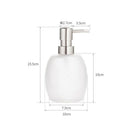 Bathroom Soap Dispenser Glass Bottle Head Metal Head Pump Lotion Container  U1G9
