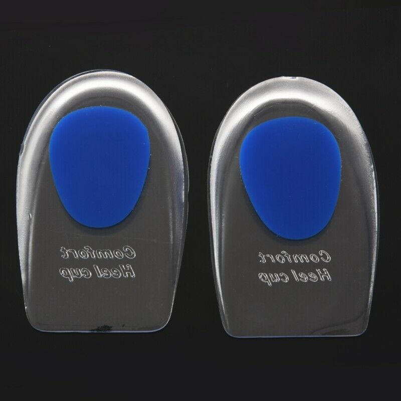 5X(Gel insole pad silicone shock sole shaping stent support pad (L) F9D2)