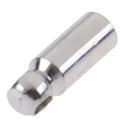 100xSilver Plated Barrel Bead Leather Cord ends caps Jewelry findings 6x2mME