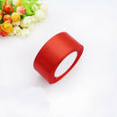 2Rolls 22m Single Face Satin Ribbon Bow Making Gift Wrap Crafts Trimming GUV