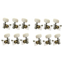 12 Pieces Open Gear Guitar Tuners For Acoustic Classical Guitar Musical Part