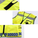 Hot Hi-Vis Safety Vest With Zipper Reflective Jacket Security Waistcoat New Sale