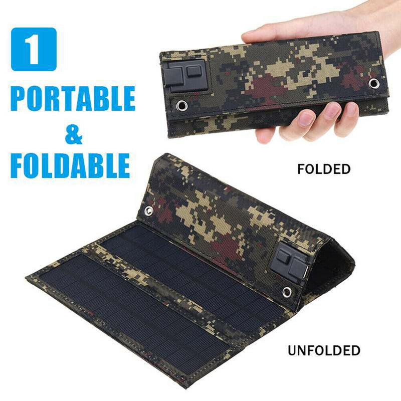 Solar Panel Folding Monocrystalline Silicon Solar Cells Emergency Charger