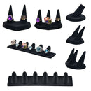 3pcs Jewelry Display Stands Hand Jewelry Display Organizers Rack Black